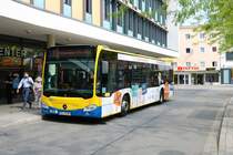 Stadtverkehr Rosenheim Mercedes Benz Citaro 2 am 13.08.20 in der Stadtmitte