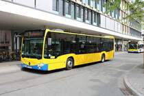 Stadtverkehr Rosenheim Mercedes Benz Citaro 2 am 13.08.20 in der Stadtmitte