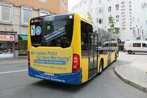 Stadtverkehr Rosenheim Mercedes Benz Citaro 2 am 13.08.20 in der Stadtmitte