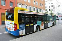 Stadtverkehr Rosenheim Mercedes Benz Citaro 2 am 13.08.20 in der Stadtmitte