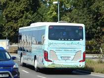 Setra 415 LE Business der Anklamer Verkehrsgesellschaft mbH in Anklam am 03.08.2018