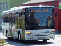 Setra 415 LE Business der Anklamer Verkehrsgesellschaft mbH in Anklam am 03.08.2018