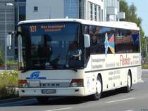 Setra 315 UL der Anklamer Verkehrsgesellschaft mbH in Anklam am 03.08.2018