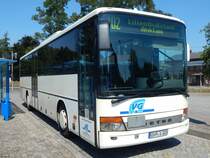 Setra 315 UL der Anklamer Verkehrsgesellschaft mbH in Anklam am 03.08.2018