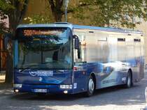 Irisbus Crossway der MVVG in Friedland am 03.08.2018