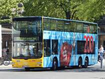 MAN Lion's City DD der BVG in Berlin am 06.08.2018