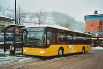 Schnee in Bellinzona: AutoPostale Ticino TI 228011 Mercedes Citaro am 10. Dezember 2008 Bellinzona, Bahnhof