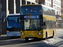 Scania Citywide LF DD der BVG in Berlin am 06.08.2018