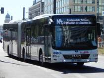 MAN Lion's City der BVG in Berlin am 06.08.2018