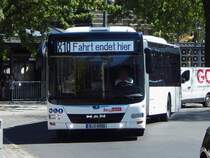 MAN Lion's City der BVG in Berlin am 06.08.2018