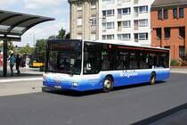Bus Koblenz: MAN Lion's City Ü (ehem. Regional Bus Stuttgart GmbH) der RMV Rhein-Mosel Verkehrsgesellschaft mbH, aufgenommen im Juli 2020 am Hauptbahnhof in Koblenz.