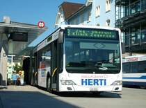 MB Citaro II (Nr.22) auf der Linie 3, Haltestelle Baar Bahnhof