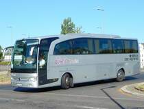 Mercedes Travego von Wörlitz Tourist aus Deutschland in Berlin am 06.08.2018