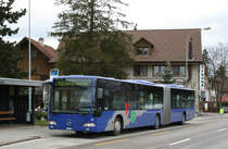 Citaro 66 in Mönchaltorf, Traube am 25.12.2009. Das namensgebende Restaurant im Hintergrund wurde leider inzwischen abgerissen.