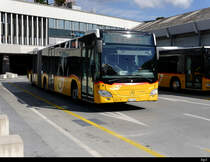 Postauto - Mercedes Citaro  BE  42726 in der Postauto Haltestellen auf dem Dach des SBB Bahnhof Bern am 07.09.2020