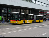 Postauto - Mercedes Citaro BE 734631 in der Postauto Haltestellen Bern Schanzenstrasse neben dem Bahnhof Bern am 07.09.2020