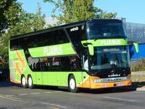 Setra 431 DT von Flixbus/Umbrella/KDE aus Deutschland in Berlin am 06.08.2018
