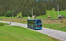 Setra 515 HDH der Firma Römer Reisen aus Winnenden bei der Schmalenseehöhe zwischen Klais und Mittenwald. 08.09.2020