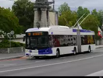TL Lausanne - Hess Trolleybus Nr.831 unterwegs auf der Linie 21 in Lausanne am 06.09.2020