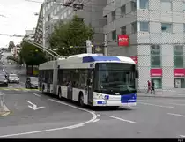 TL Lausanne - Hess Trolleybus Nr.835 unterwegs auf der Linie 3 in Lausanne am 06.09.2020