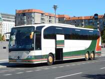 Mercedes Travego von SC Hello Holidays SRL aus Rumänien in Berlin am 06.08.2018