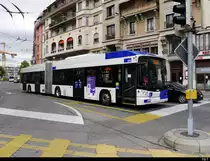 TL Lausanne - Hess Trolleybus Nr.876 unterwegs auf der Linie 9 in Lausanne am 06.09.2020