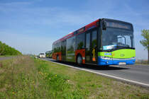 28.04.2018 | Brandenburg - Schönefeld (ILA) | Solaris Urbino 12 | regiobus Potsdam Mittelmark GmbH | PM-RB 329 |