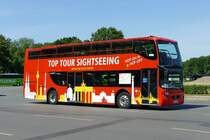 Mercedes- Benz / Unvi Urbis 2.5DD, B-RR 1492, Top Tour Berlin /VIP Bus Connection, Berlin im Mai 2020.