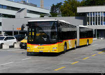 Postauto - MAN Lion`s City  BE  32717 in Bern bei den Postauto Haltestellen auf dem Dach des Bahnhof Bern am 07.09.2020