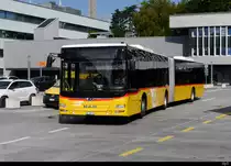 Postauto - MAN Lion`s City  BE  32717 in Bern bei den Postauto Haltestellen auf dem Dach des Bahnhof Bern am 07.09.2020