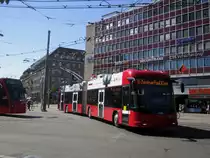 Bernmobil Nr. 27 (Hess Swisstrolley 5 BGT-22D DC) am 7.8.2020 beim Hirschengraben