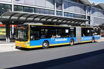 Stadtbus Koblenz: MAN Lion's City G der Koblenzer Verkehrsbetriebe GmbH (koveb), aufgenommen im Juli 2020 am Hauptbahnhof in Koblenz.