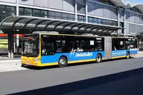 Stadtbus Koblenz: MAN Lion's City G der Koblenzer Verkehrsbetriebe GmbH (koveb), aufgenommen im Juli 2020 am Hauptbahnhof in Koblenz.