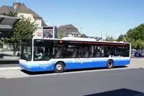 Bus Koblenz: MAN Lion's City Ü (ehem. Regional Bus Stuttgart GmbH) der RMV Rhein-Mosel Verkehrsgesellschaft mbH, aufgenommen im Juli 2020 am Hauptbahnhof in Koblenz.