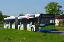 28.04.2018 | Brandenburg - Schönefeld (ILA) | Solaris Urbino 18 | regiobus Potsdam Mittelmark GmbH | PM-RB 376 | 