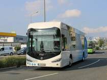 Graz. Ab 22.09.2020 testen die Graz Linien einen Irizar ie Bus, hier kurz vor Don Bosco. 