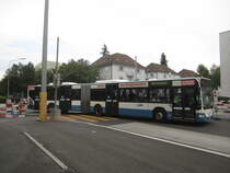 VBZ Nr. 414 (Mercedes Citaro Facelift O530G) am 21.7.2020 beim Bhf. Altstetten
