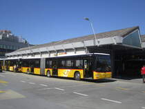 Postauto/Regie Bern Nr. 665 (MAN A23 Lion's City GL) am 7.8.2020 beim Bhf. Bern