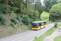 Postauto/PU Motrag Nr. 276 (Mercedes Citaro Facelift O530G) am 18.8.2020 in BUchberg SH, Kirche