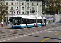 VBZ - Trolleybus Nr.85 unterwegs in der Stadt Zürich am 20.09.2020