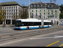 VBZ - Trolleybus Nr.158 unterwegs in der Stadt Zürich am 20.09.2020