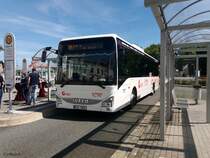 Iveco Crossway Line 12LE am 30.07.2020 in Zittau. Einweihung der neuen Buslinie.
