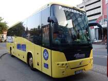 Volvo 9900 von Manfred Schoor Busreisen aus Deutschland in Neubrandenburg am 07.08.2018