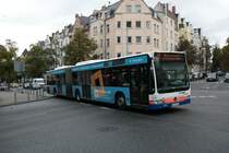 ESWE Verkehr Mercedes Benz Citaro 1 Facelift G Wagen 306 am 26.09.20 in Wiesbaden