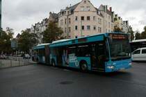 ESWE Verkehr Mercedes Benz Citaro 1 Facelift G Wagen 311 am 26.09.20 in Wiesbaden