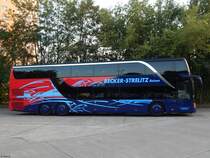 Setra 431 DT von Becker-Strelitz Reisen aus Deutschland in Neubrandenburg am 07.08.2018