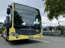 MB C2 G 704 der STI der am 27.9.20 hinter dem Bahnhof Thun abgestellt ist.