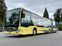 MB C2 G 704 der STI am 27.9.20 hinter dem Bahnhof Thun abgestellt.