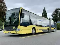 MB C2 G 704 der STI am 27.9.20 hinter dem Bahnhof Thun abgestellt.