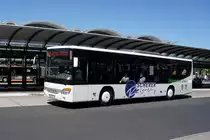 Bus Koblenz: Setra S 415 LE business der Stemmler-Bus GmbH aus Kastellaun (Scherer Reisen), aufgenommen im Juli 2020 am Hauptbahnhof in Koblenz.